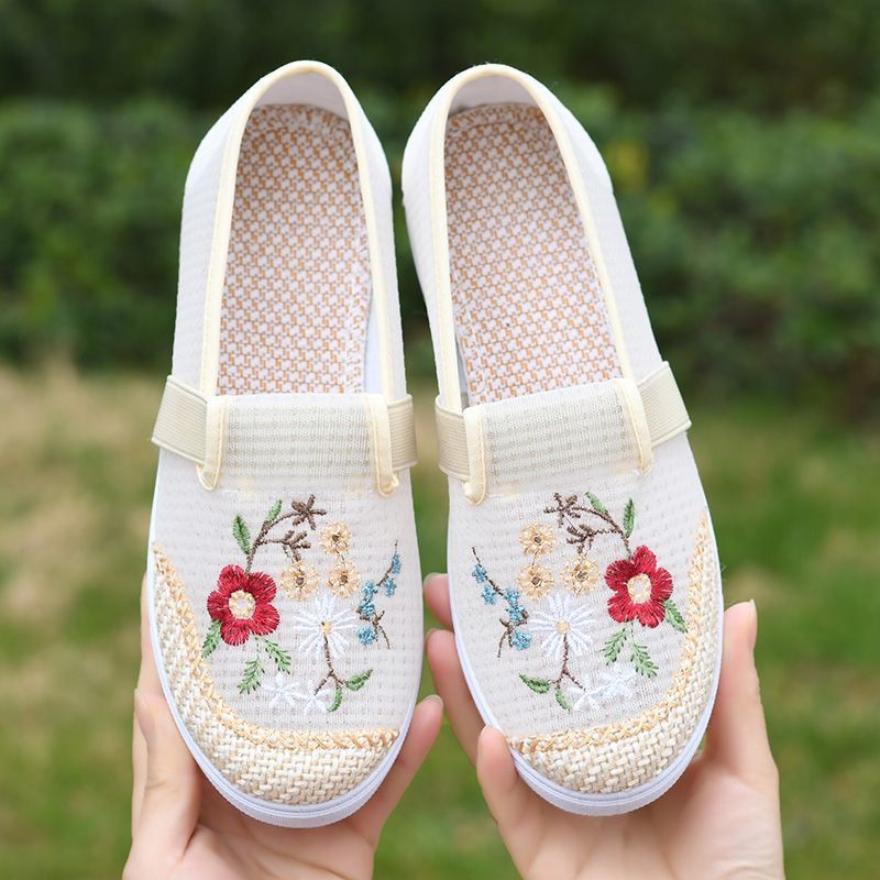 Women's Shoes Old Beijing Of Cloth, Loafer-DS96