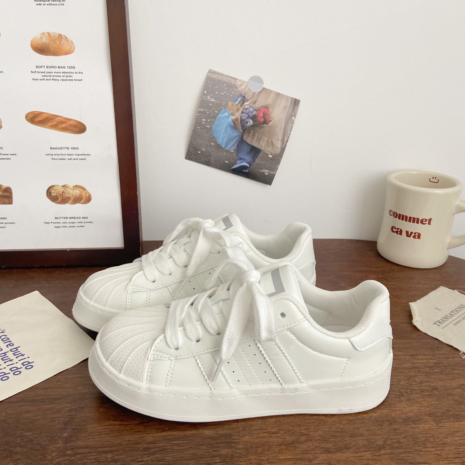 Platform Sneakers Women's  Versatile Sporty Shoes, Sneaker – WR130