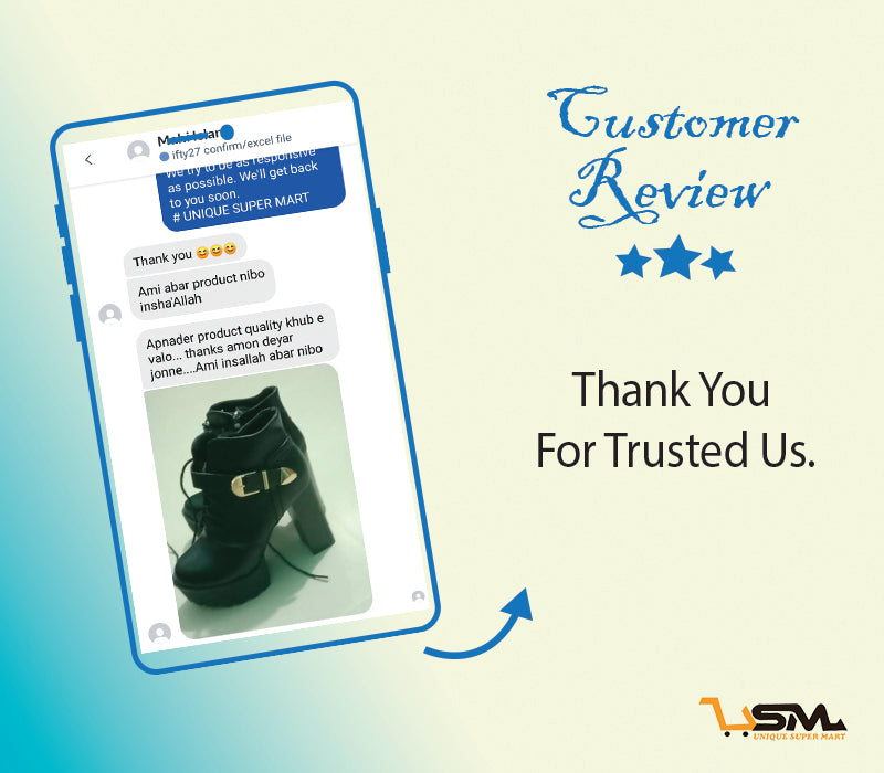 Customer feedback screenshot