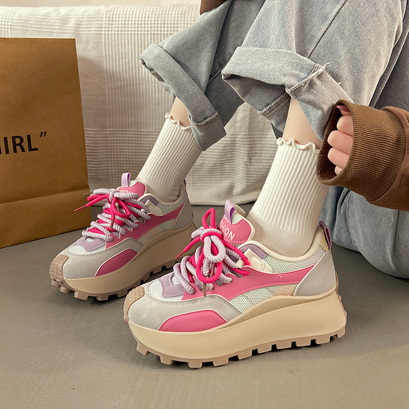 Platform Height-Increasing  Shoes for Women, Sneaker & Kades – WR152