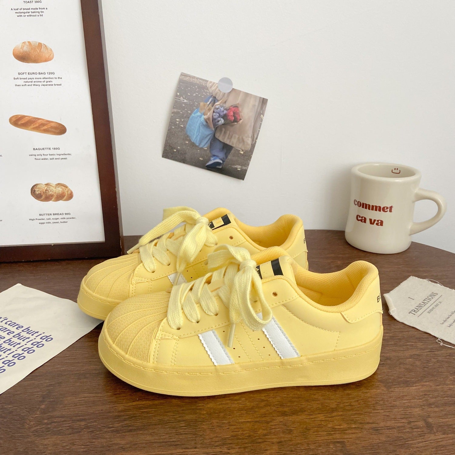 Platform Sneakers Women's  Versatile Sporty Shoes, Sneaker – WR130