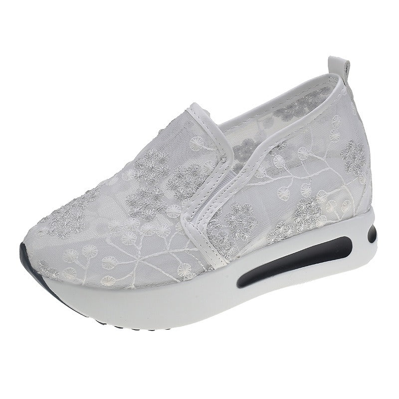 Women's Fashion Bottom Mesh Casual Shoes, Loafer–WR86