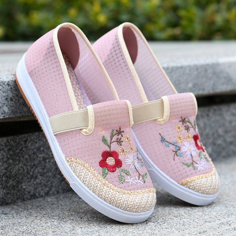 Women's Shoes Old Beijing Of Cloth, Loafer-DS96