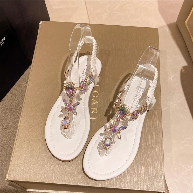 0_O1CN01pgOFWc1kelpQ9D8Aj_!!1903004709 Women’s Summer Flat Sandals — Versatile Glass Roman Style Flip-Flops. Sandal & Slipper-RV184 - Image 1
