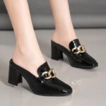Baotou Half Slippers for Women, Style Shoes-RV2107
