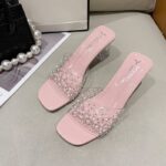 Fairy Style High-Heeled Sandals for Women, Box heel-RV1359