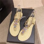 Women’s Summer Flat Sandals — Versatile Glass Roman Style Flip-Flops. Sandal & Slipper-RV184 - Image 3