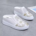 Women’s summer high-heeled slip-on sandals. Loafer-RV530 - Image 3