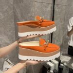 Women’s autumn platform wedge closed-toe backless slippers —Loafer-RV604 - Image 3