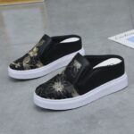 Women’s summer high-heeled slip-on sandals. Loafer-RV530