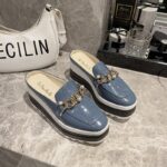 Women’s autumn platform wedge closed-toe backless slippers —Loafer-RV604 - Image 2