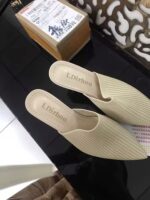 New Style Belt Buckle Color Block Pointed Toe Stiletto Women’s High Heels, Pencil Heel-RV1307 - Image 3