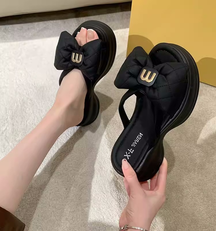 423062817_738852938213870_4480798326438480266_n New export style slip-on fashion platform wedge sandals, for Women, Balance Heel-RV623 - Image 1