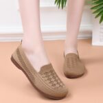 Lightweight and Breathable Flat Shoes, Old Beijing Cloth Shoes for Women, Canvas & Loafer – DS133