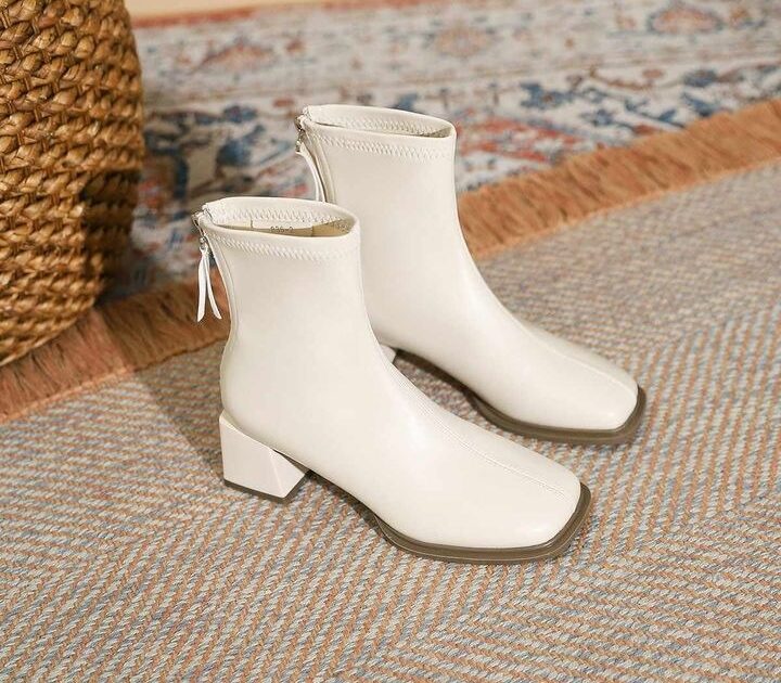 NC02-2190 tk Korean Style High Heel Elastic Fit Women’s, Boot Shoes-NC02 - Image 1