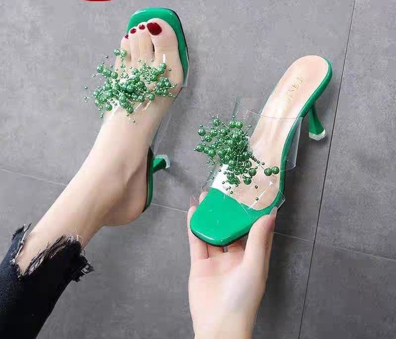 NC14 - 1990 tk Fairy Style High-Heeled Sandals for Women-Pencil Heel-NC14 - Image 1