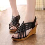 Feminine Fish Mouth Hollow High Heels, Foreign Trande Shoes For Women, Balance Heel-RV500 - Image 4