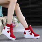 Korean Style Women’s Fashion Velcro Thick-Soled Inner Heightening Platform Shoes, Kades-RV2242 - Image 3