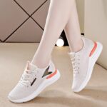 Air Cushion Fly Woven Casual Shoes, Slip-On Shoes For Women, Sneaker-RV2472