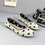 Women’s Old Beijing cloth mesh embroidered slip-on shoes. Canvas-DS91