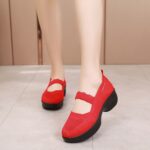 Women’s Old Beijing style mesh shoes, breathable, soft‑soled, Loafer-RV2442