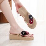 Women’s Summer Thong Flip‑Flops – Floral & Beach‑Ready–Sandal & Slipper-RV209