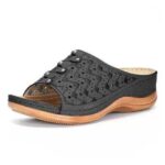 Women’s casual wedge sandals, thick-soled, European/American style — Sandal & Slipper-RV186