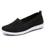 Women’s Shoes, Old Beijing cloth shoes casual breathable flat single shoes. Canvas-DS63