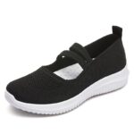 Women’s new style Shoes, breathable flyknit Shoes, soft sole casual Mother shoes. Canvas-DS40