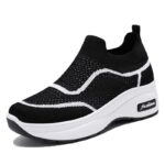 Versatile Single Shoes, Fly-Knit Breathable Mesh Women’s Shoes, Sneaker-DS13