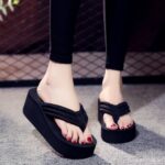 Thick-soled flip-flops Women’s sandals and slippers high-heeled fashion, Sandal-RV197 - Image 3