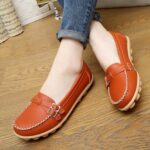 Women’s summer flat shoes. Loafer-RV2411