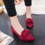 Fashionable Pointed Toe Thick Heel High Heel Women’s Shoes, Style Shoes-RV2418