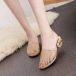 Korean Style Closed‑Sandals,Trendy, Casual & Summer—Sandal & Slipper-RV30007