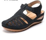 Elegant & Fairy-like Style with Chunky Heel, Non-Slip Slipper For Women, Sandal & Slipper-RV30071