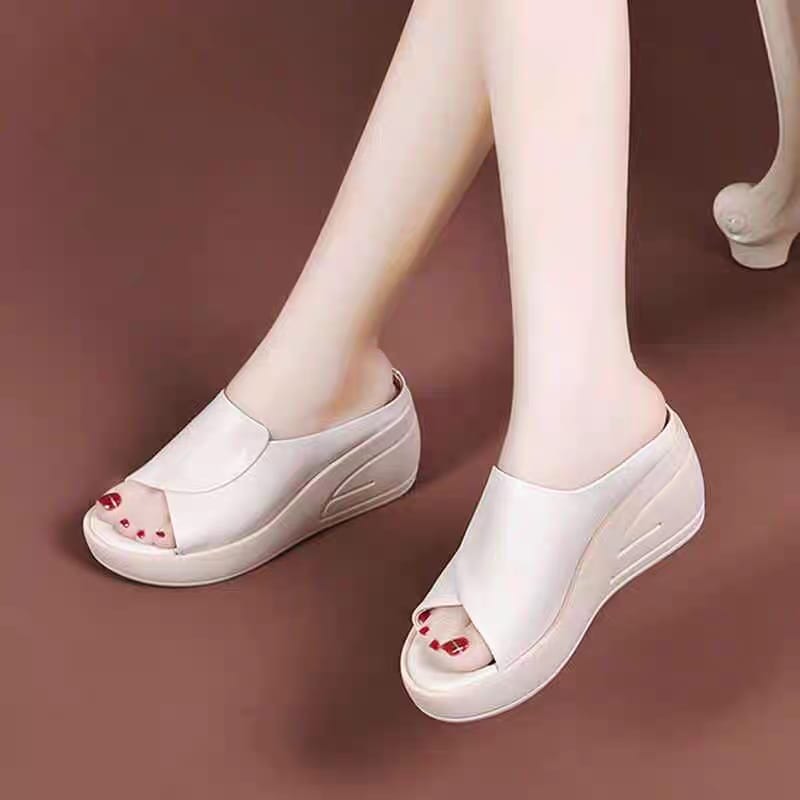 Untitled (1) One-strap Sandals, Lightweight Womens Sandals, Balanced Heel-RV694 - Image 1