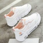 Women’s Thick Sole, Versatile, Korean Style Sneakers for Students, Sneaker & Kades-WR100