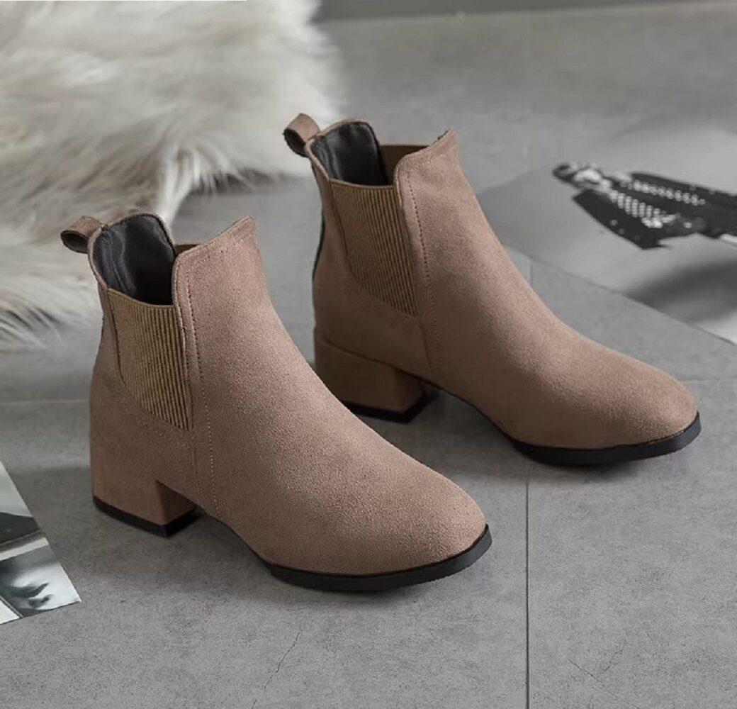 WR60-1590 TK Winter New style, chunky heel, Martin boots, For Women, Boot Shoes-WR60 - Image 1