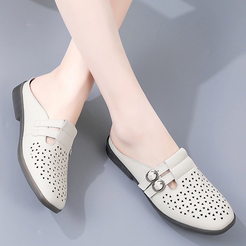 beige Round toe Single Shoes for Women, Style Shoes – RV2547 - Image 1