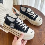 Low-Cut Thin White Shoes for Girls, Sneaker & Kades-DS102