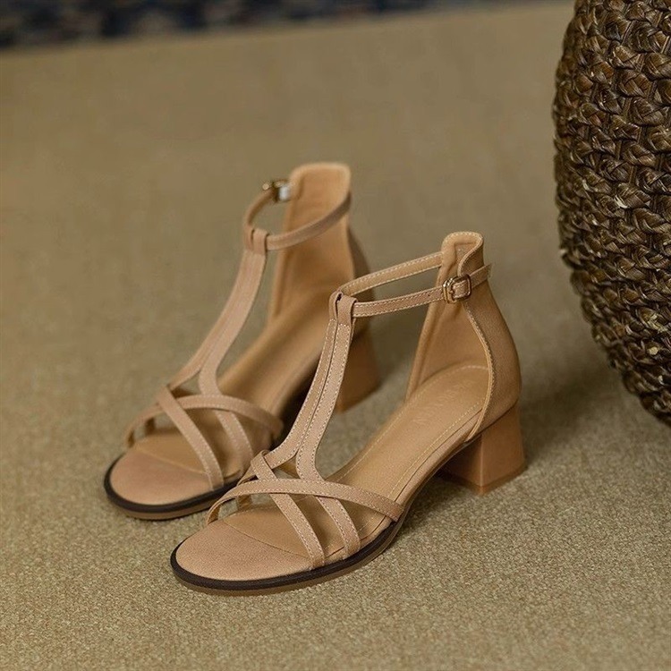 image_27 British style, Mid-heel, chunky heel Shoes For Women, Box Heel-RV1462 - Image 1