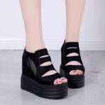 Super High Heeled Trendy Sandals for Women, Balanced Heel-RV699