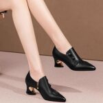 Versatile Lace-Up Round Toe Casual Shoes For Women Style Shoes-RV2521