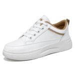 White Shoes for Women, Breathable Student Sneaker-WR88 - Image 2