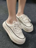 Women’s Platform Mesh 8cm Height Increase Style Shoes, Sneaker & Kades – NC29