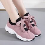 Thick-Soled Sports Shoes Running Shoes Women’s Single Shoes, Sneaker-RV2237
