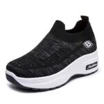 Women’s shoes, new style, soft-soled, thick-soled height-increasing single shoes, Canvas-WR61 - Image 5