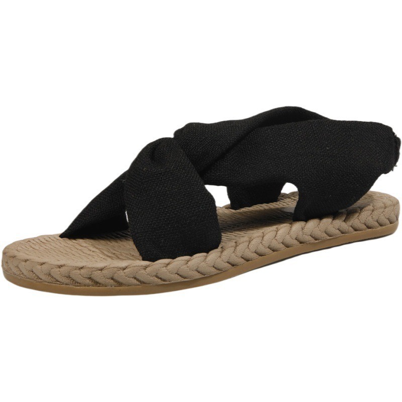 17591171566_1340771670 New Summer Roman Cross Sandals,Trendy & Friendly Flat Shoes- Sandal & Slipper-RV30013 - Image 1