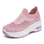 Women’s shoes, new style, soft-soled, thick-soled height-increasing single shoes, Canvas-WR61 - Image 2