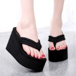 Women’s Summer Platform Flip-Flops, Thick Sole, Stylish Women’s Outdoor Sandals, Sandal & Slipper-DS11